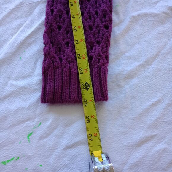 American Eagle Y2K LooseOpen Weave Sweater XL Wool Blend Nordic Faire Isle Look - Picture 9 of 9